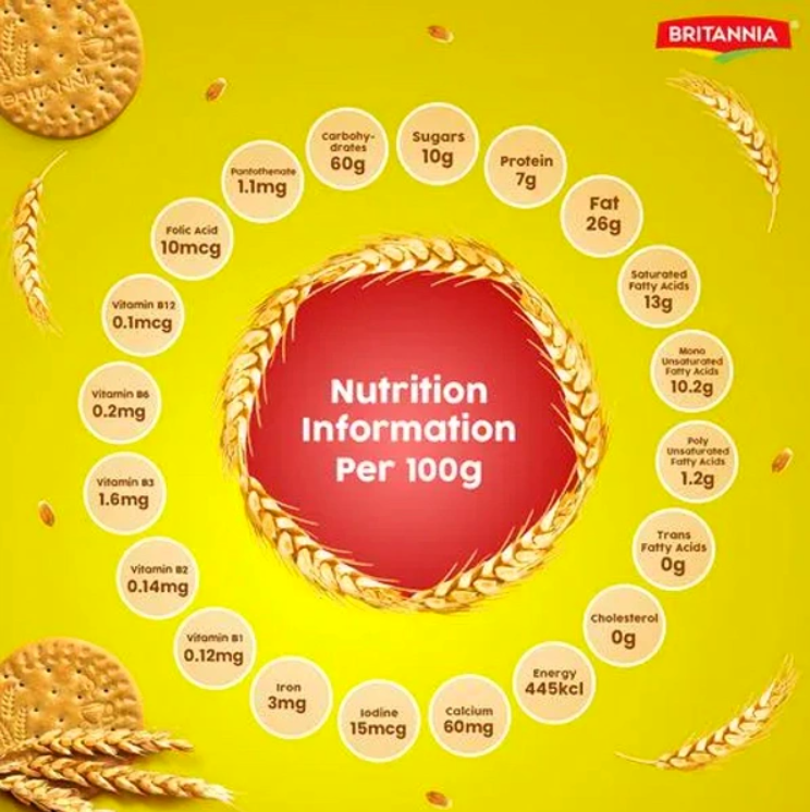 Britannia Marie Gold Biscuits 117 g