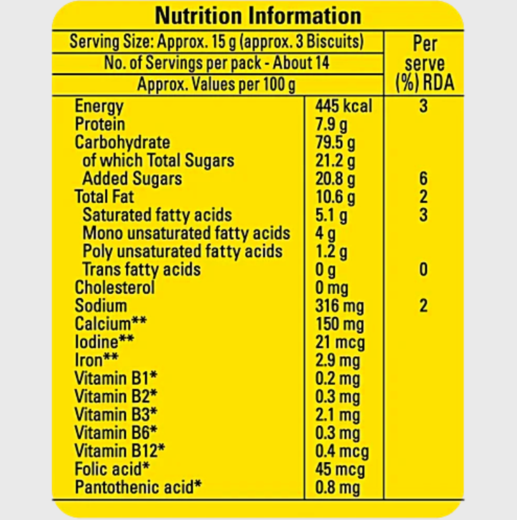Britannia Marie Gold Biscuits 117 g