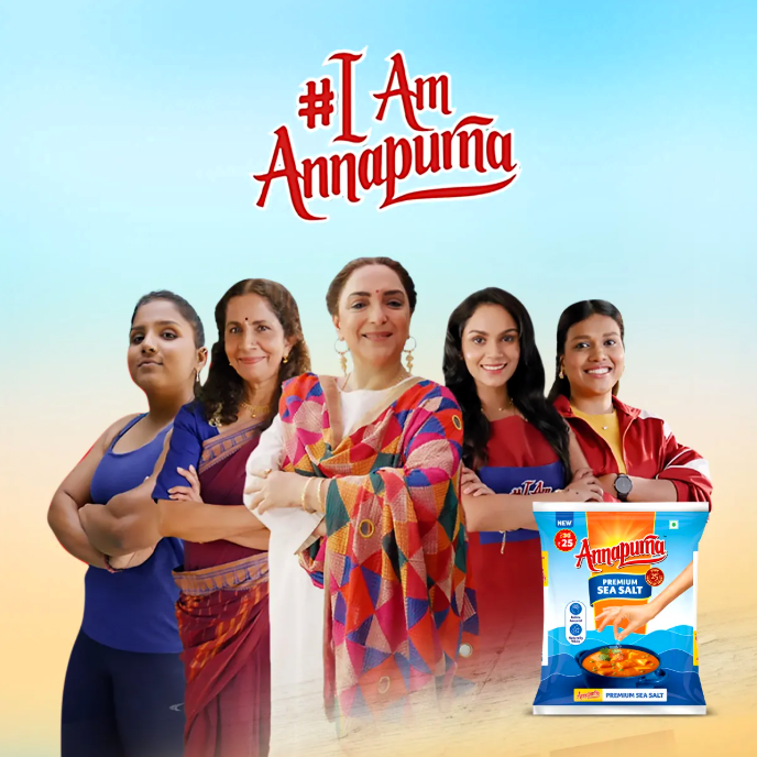 Annapurna Premium Iodised Sea Salt 1 kg