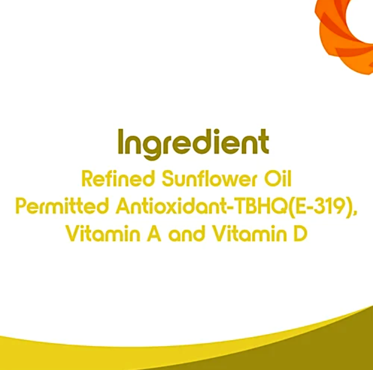 Fortune Sunlite Refined Sunflower Oil, 840 g Pouch