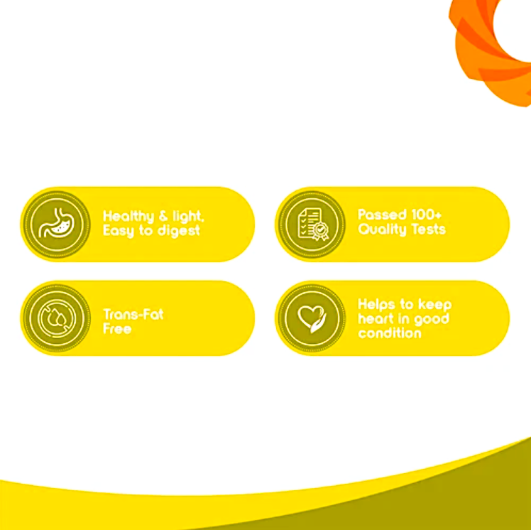 Fortune Sunlite Refined Sunflower Oil, 840 g Pouch