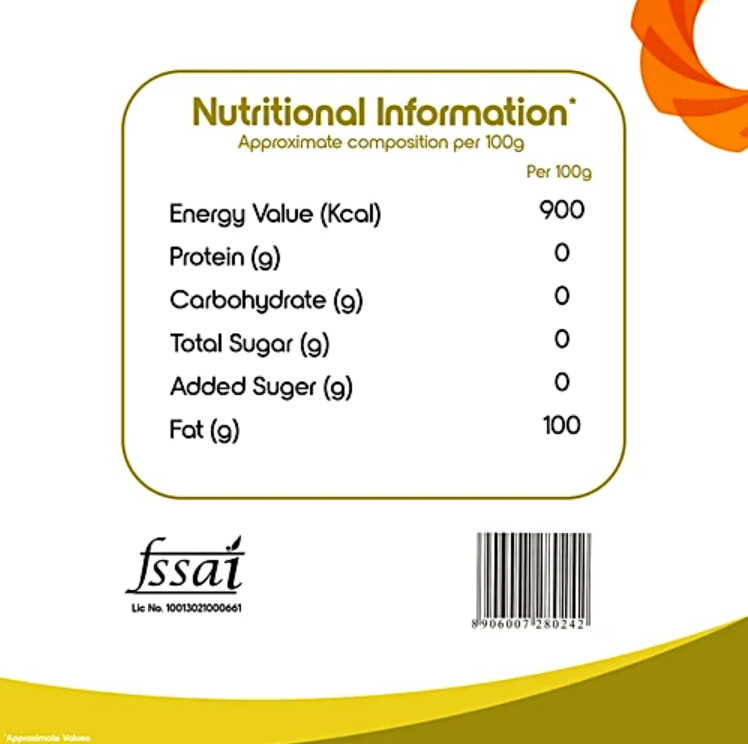 Fortune Sunlite Refined Sunflower Oil, 840 g Pouch