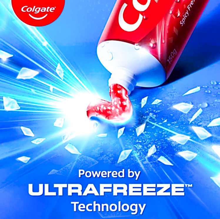 Colgate MaxFresh Toothpaste, Red Gel Tooth Paste with Menthol for Super Fresh Breath, 81g (Spicy Fresh)