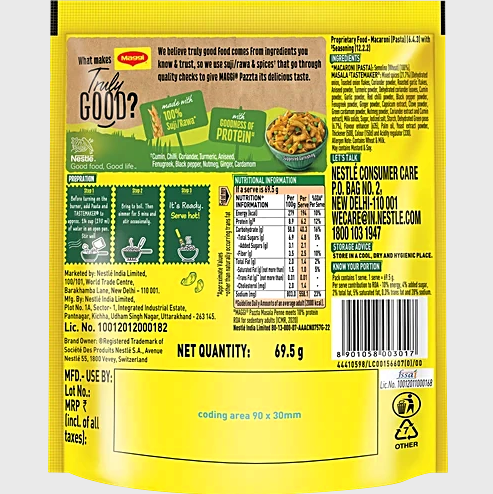 Maggi Pazzta Masala Penne 69.5 g