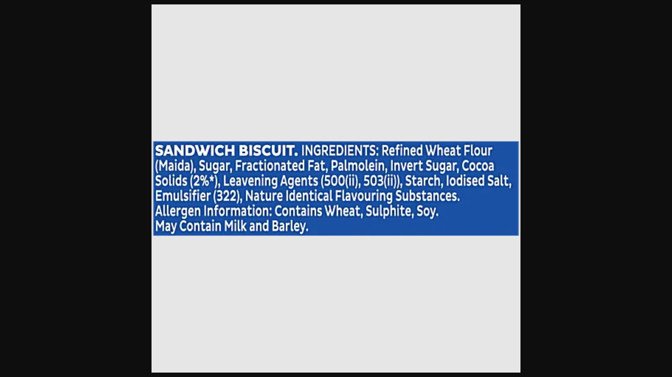 Cadbury Oreo Original Vanilla Flavoured Chocolatey Sandwich Biscuits, 41.75 g