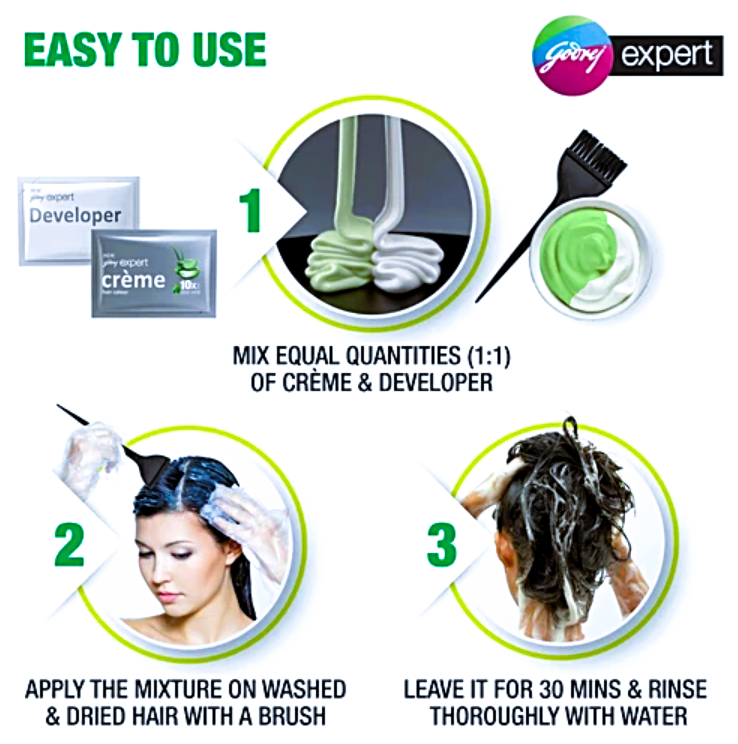 Godrej Expert Rich Creme Hair Colour, Natural Black, 22 ml