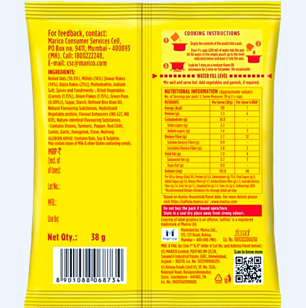 Saffola Masala Oats Classic 38 g