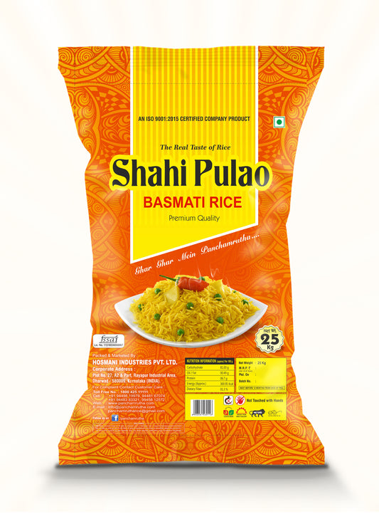 SHAHI PULAO BASMATI RICE (SAMPLE) ಶಾಹಿ ಪಲಾವ್ ಬಾಸ್ಮತಿ ರೈಸ್