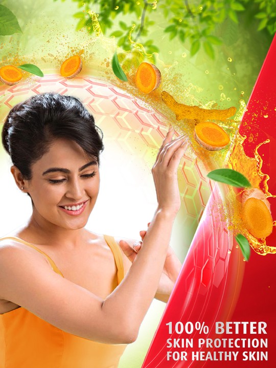Lifebuoy Turmeric & Honey Soap, 100% Better Skin Protection, 100 g