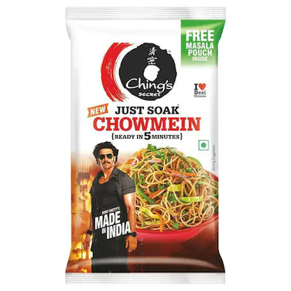 Ching's Secret Chowmein Noodles, 140 g (With Free Masala Pouch)