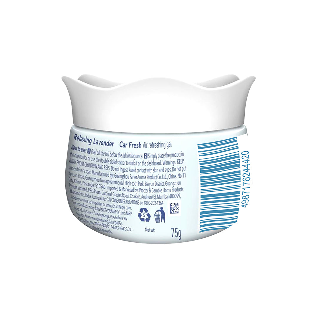 Ambipur Car Freshener Gel - Relaxing Lavender, 75 g