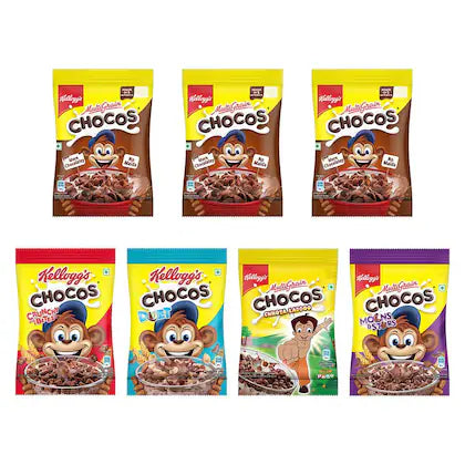 Kellogg's Chocos Variety Pack, 140 g (Pack of 7)