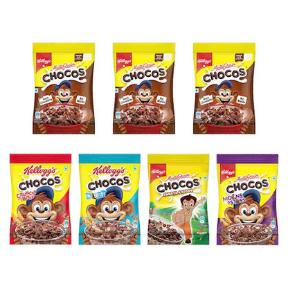 Kellogg's Chocos Variety Pack, 140 g (Pack of 7)
