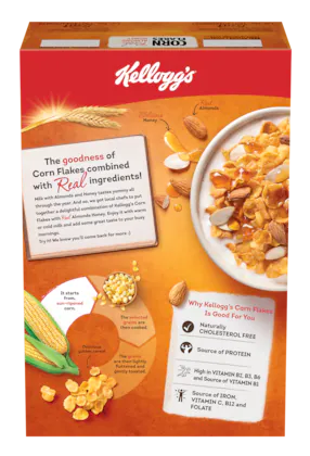 Kellogg's Corn Flakes With Real Almond & Honey, 300 g