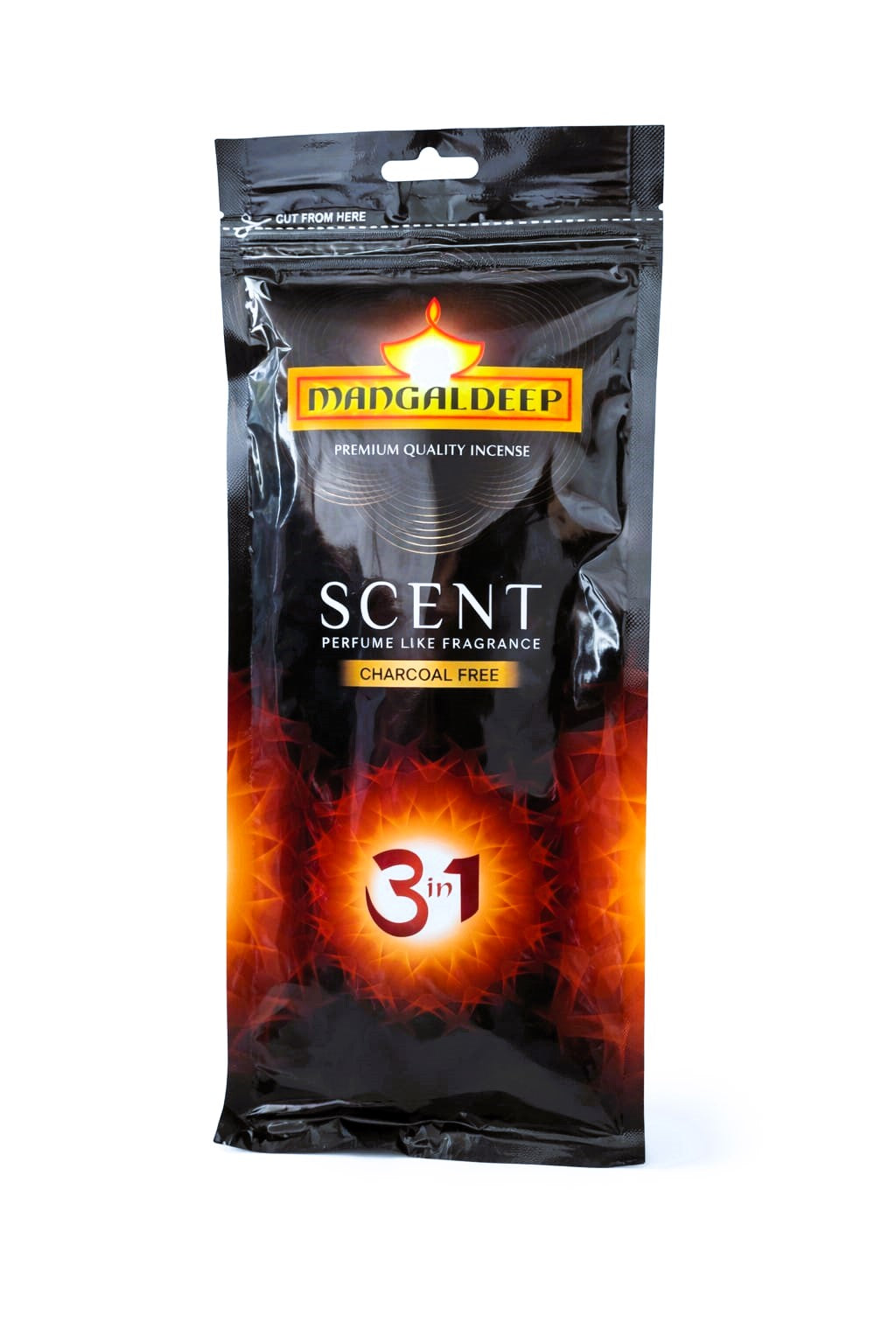Mangaldeep 3 in 1 Scent Charcoal Free 106 g