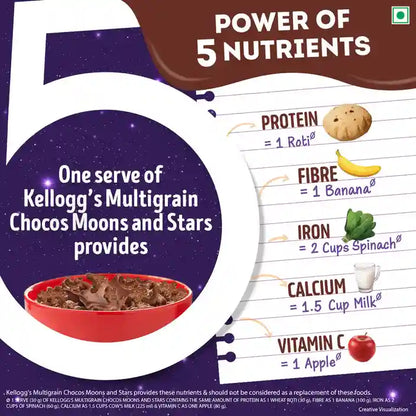 Kellogg's Multi Grain Chocos - Moons & Stars, 20 g