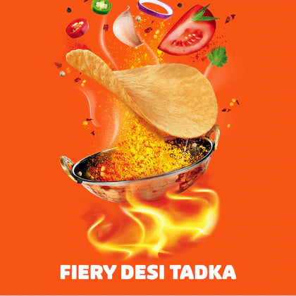 Pringles Desi Masala Tadka Potato Crisps, 102 g