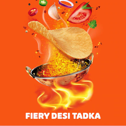 Pringles Desi Masala Tadka Potato Crisps, 102 g