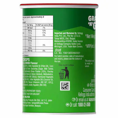 Pringles Sour Cream & Onion Flavour Potato Chips, 40 g