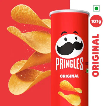 Pringles Original Potato Crisps, 107 g
