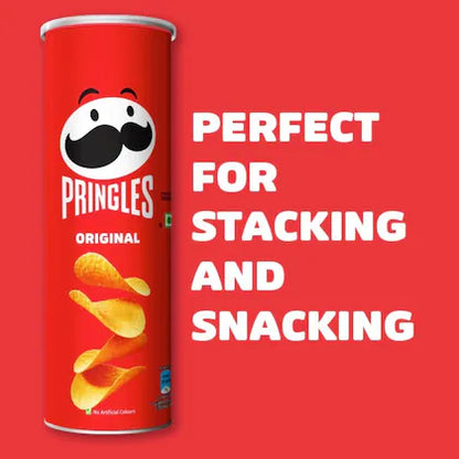 Pringles Original Potato Crisps, 107 g