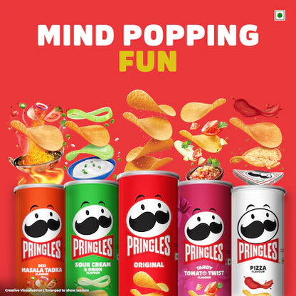 Pringles Original Potato Crisps, 107 g