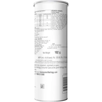 Pringles Pizza Potato Crisps, 102 g