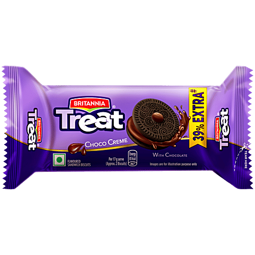 Britannia Treat Choco Creme Biscuits, 50 g