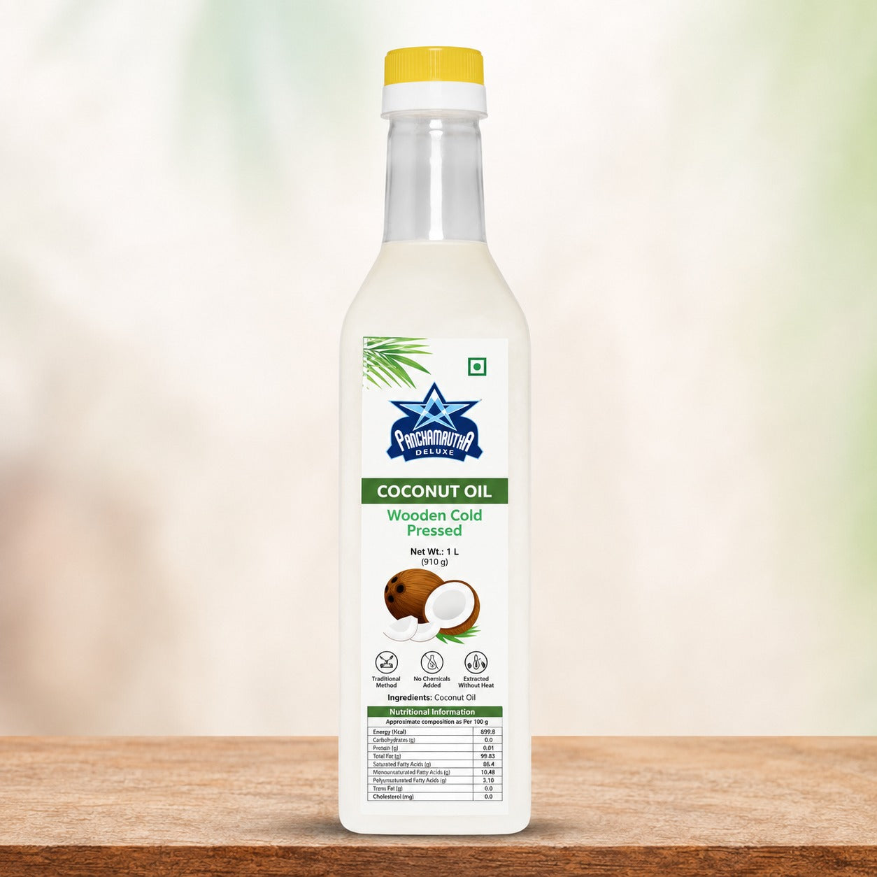 COCONUT OIL ಕೊಬ್ಬರಿ ಎಣ್ಣೆ COLD PRESSED, PANCHAMRUTHA DELUXE