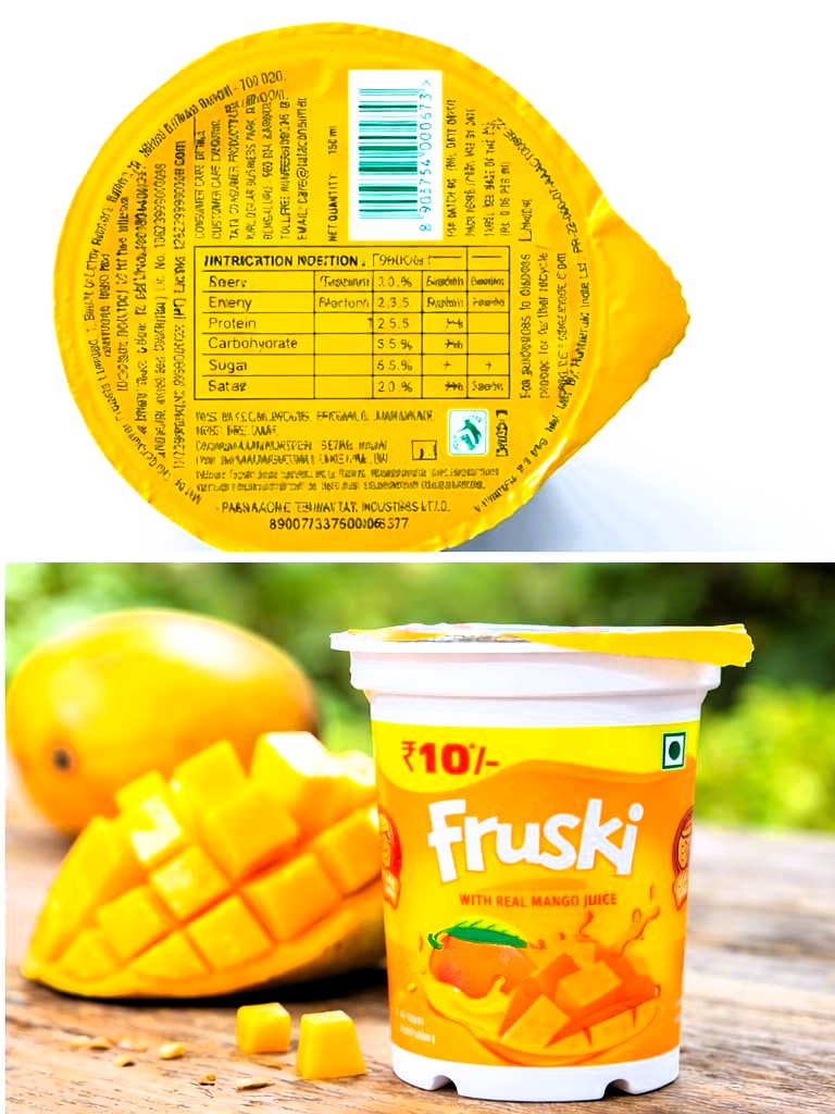 Fruski Mango Jelly Cup – With Real Mango Juice, 150 ml