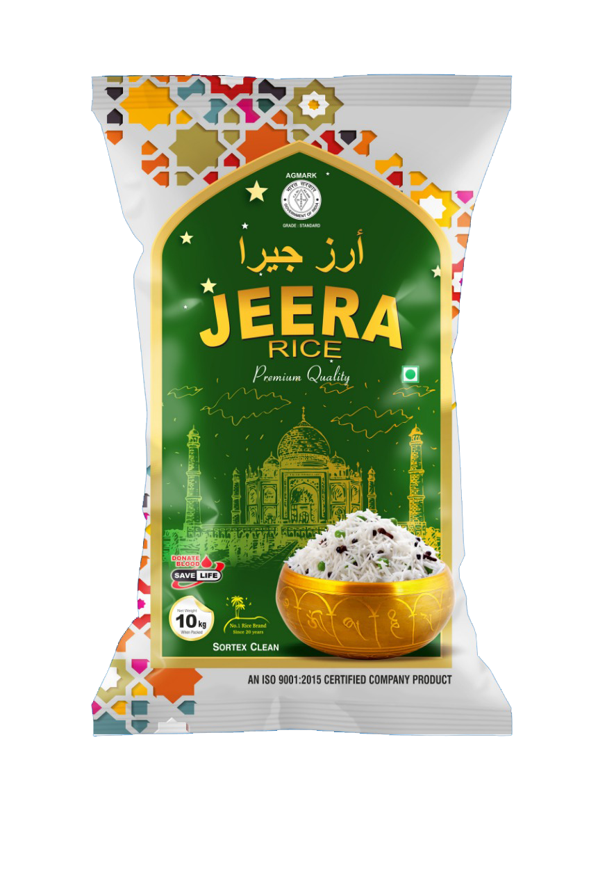 STEAM JEERA RICE ಸ್ಟೀಮ್ ಜೀರಾ ರೈಸ್ , TAJMAHAL +F(FORTIFIED WITH 9 ADDED VITAMINS & MINERALS)