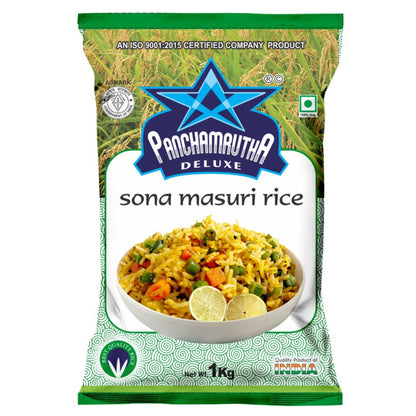 PANCHAMRUTHA DELUXE SONA MASURI RICE +F(FORTIFIED WITH 9 VITAMINS & MINERALS)